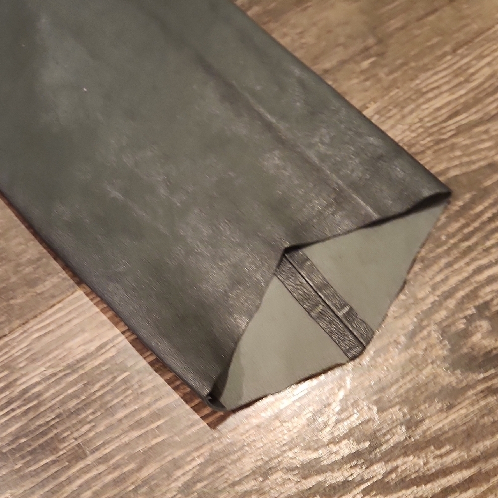 ❤️ CARINA NEW YORK LAMBS LEATHER STEP HEM LEGGINGS, SMALL - Picture 7 of 11